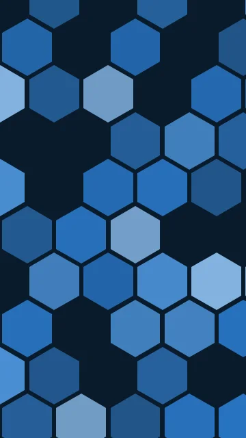 Baltic Blue hexagon phone wallpaper — free HD baltic blue mobile wallpaper 1080x1920