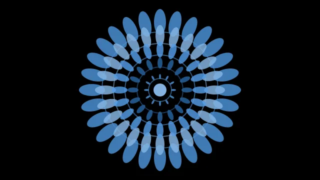 Baltic Blue mandala background — free HD baltic blue color wallpaper 1920x1080