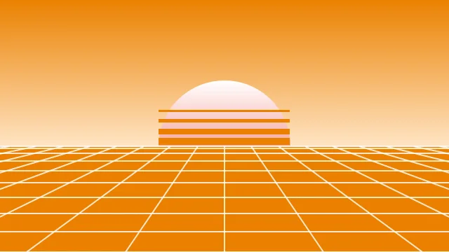 Bisque vaporwave background — free HD bisque color wallpaper 1920x1080