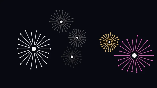 Black fireworks background — free HD black color wallpaper 1920x1080