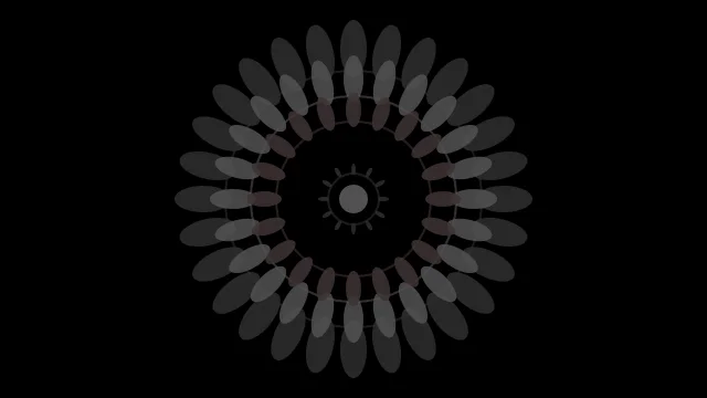 Black mandala background — free HD black color wallpaper 1920x1080