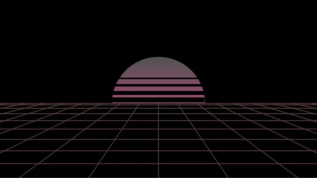 Black vaporwave background — free HD black color wallpaper 1920x1080