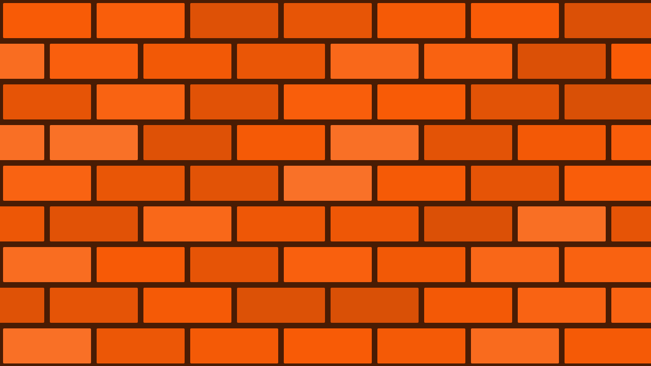 Blaze Orange brick background — free HD blaze orange color wallpaper 1920x1080