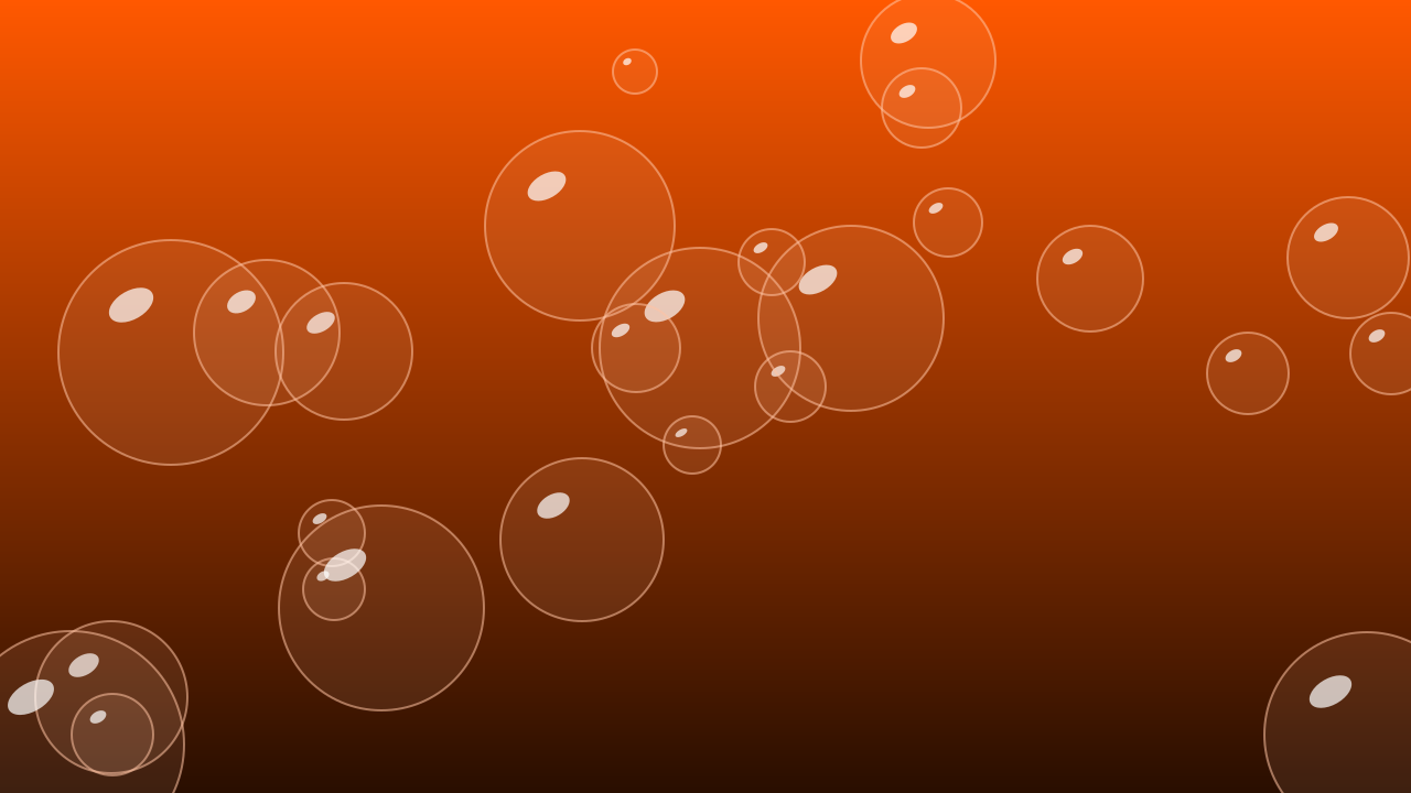 Blaze Orange bubbles background — free HD blaze orange color wallpaper 1920x1080