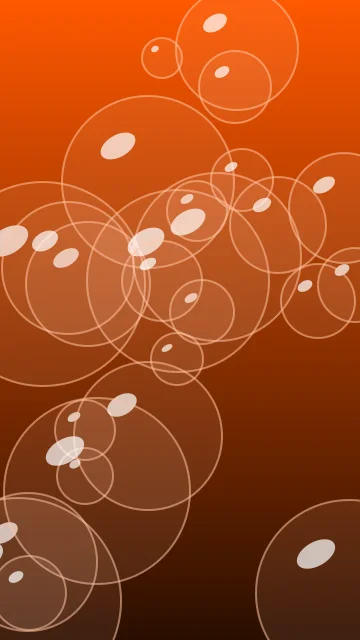 Blaze Orange bubbles phone wallpaper — free HD blaze orange mobile wallpaper 1080x1920