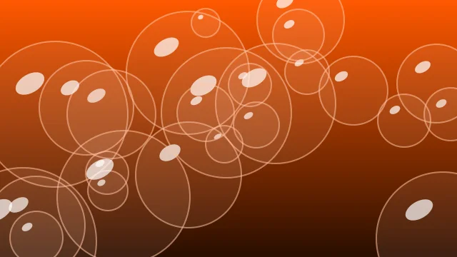 Blaze Orange bubbles background — free HD blaze orange color wallpaper 1920x1080