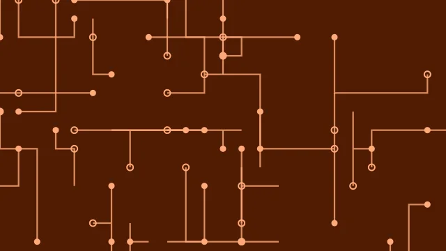 Blaze Orange circuit board background — free HD blaze orange color wallpaper 1920x1080