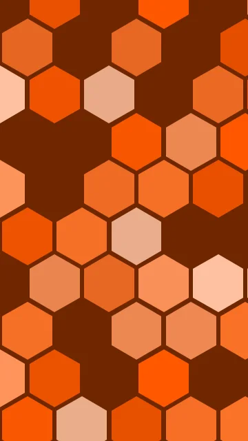 Blaze Orange hexagon phone wallpaper — free HD blaze orange mobile wallpaper 1080x1920