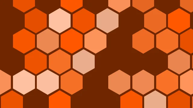 Blaze Orange hexagon background — free HD blaze orange color wallpaper 1920x1080