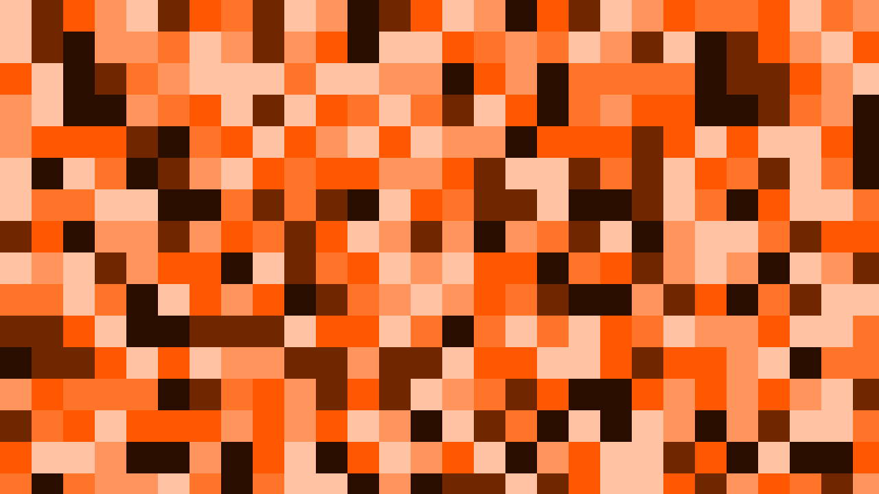 Blaze Orange pixel background — free HD blaze orange color wallpaper 1920x1080