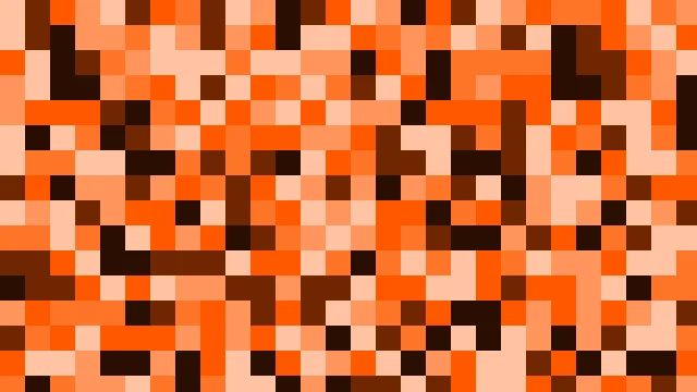 Blaze Orange pixel background — free HD gaming wallpaper