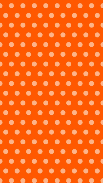 Blaze Orange polkadot phone wallpaper — free HD blaze orange mobile wallpaper 1080x1920