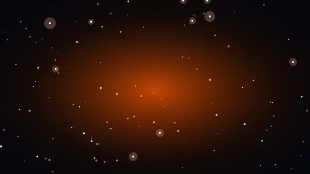 Blaze Orange starry background — free HD blaze orange color wallpaper 1920x1080