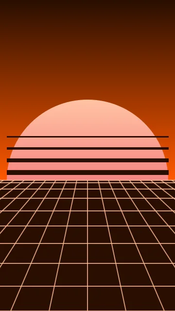 Blaze Orange vaporwave phone wallpaper — free HD blaze orange mobile wallpaper 1080x1920
