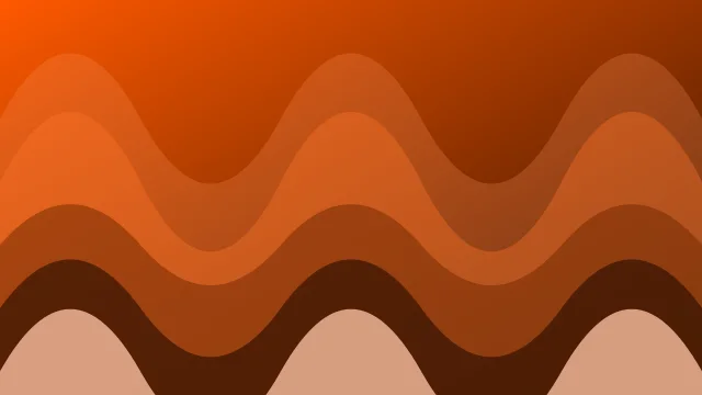 Blaze Orange waves background — free HD blaze orange color wallpaper 1920x1080