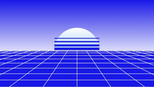 Blue 100 vaporwave desktop wallpaper — free 4K blue 100 wallpaper 3840x2160