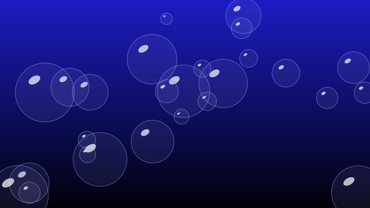 Blue 500 bubbles background — free HD blue 500 color wallpaper 1920x1080