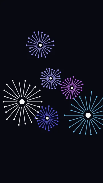 Blue 500 fireworks phone wallpaper — free HD blue 500 mobile wallpaper 1080x1920
