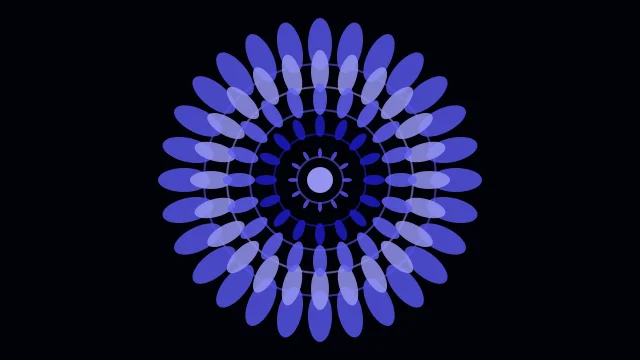 Blue 500 mandala desktop wallpaper — free 4K blue 500 wallpaper 3840x2160