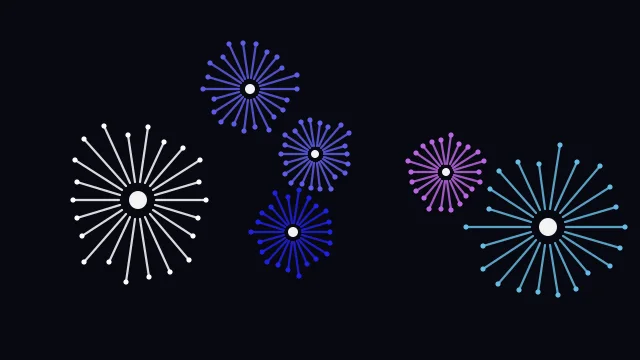 Blue 600 fireworks desktop wallpaper — free 4K blue 600 wallpaper 3840x2160