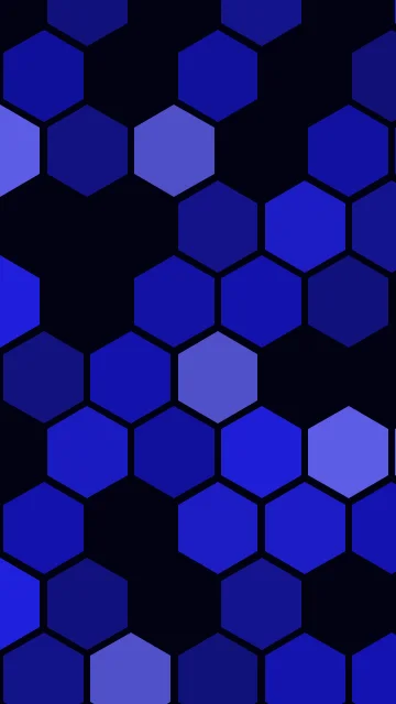 Blue 600 hexagon phone wallpaper — free HD blue 600 mobile wallpaper 1080x1920