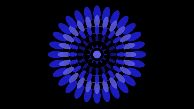 Blue 600 mandala desktop wallpaper — free 4K blue 600 wallpaper 3840x2160