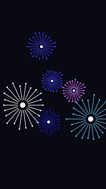 Blue 700 fireworks phone wallpaper — free HD blue 700 mobile wallpaper 1080x1920