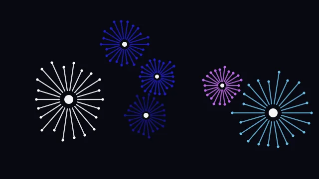 Blue 800 fireworks desktop wallpaper — free 4K blue 800 wallpaper 3840x2160