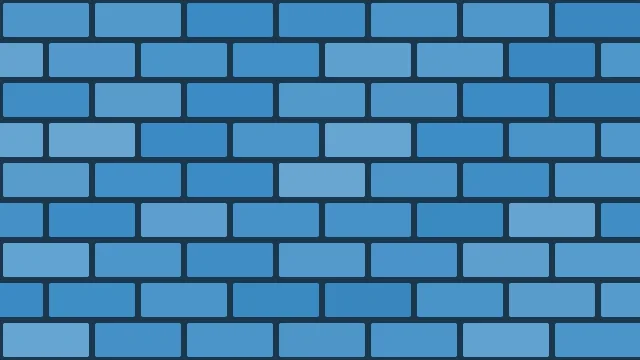 Blue Bell brick background — free HD blue bell color wallpaper 1920x1080