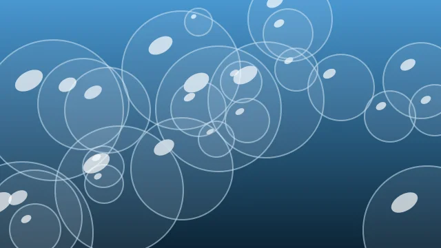 Blue Bell bubbles background — free HD blue bell color wallpaper 1920x1080