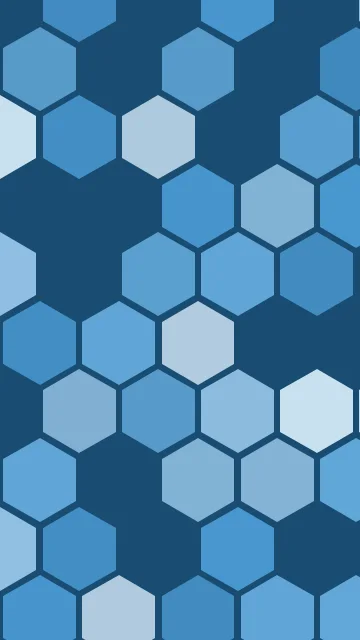 Blue Bell hexagon phone wallpaper — free HD blue bell mobile wallpaper 1080x1920