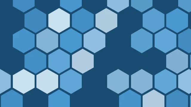 Blue Bell hexagon background — free HD blue bell color wallpaper 1920x1080