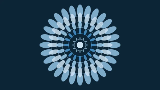 Blue Bell mandala background — free HD blue bell color wallpaper 1920x1080