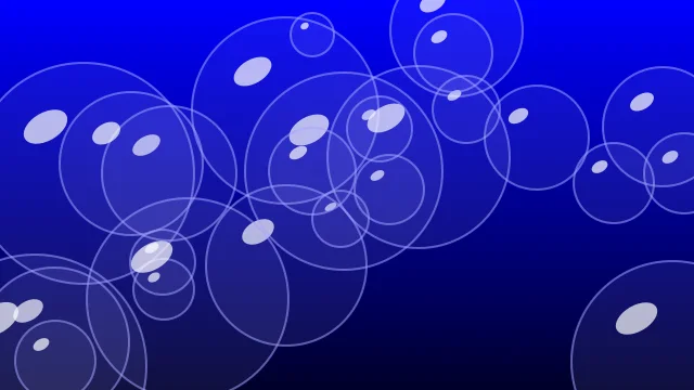Blue bubbles background — free HD blue color wallpaper 1920x1080
