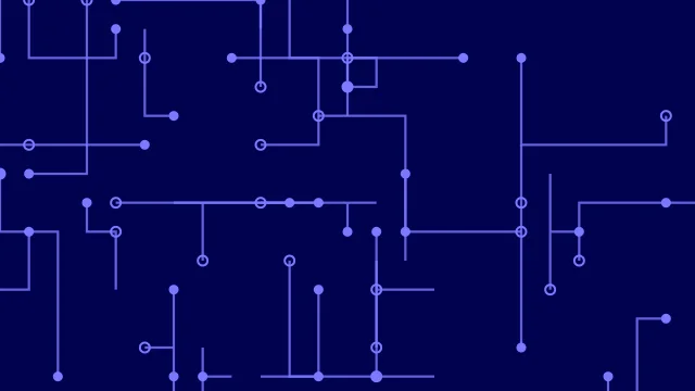 Blue circuit board background — free HD blue color wallpaper 1920x1080