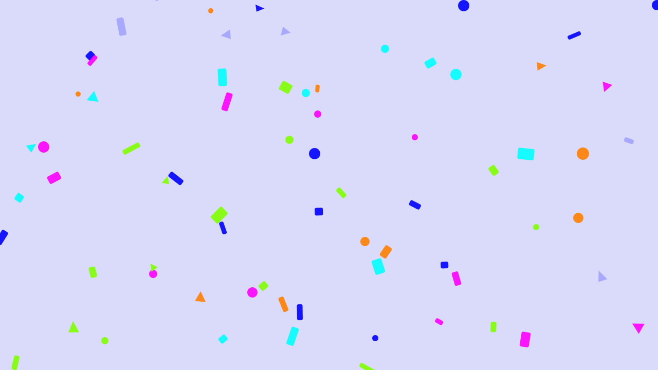 Blue confetti background — free HD blue color wallpaper 1920x1080