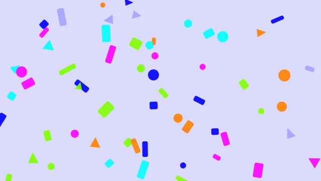 Blue confetti background — free HD blue color wallpaper 1920x1080