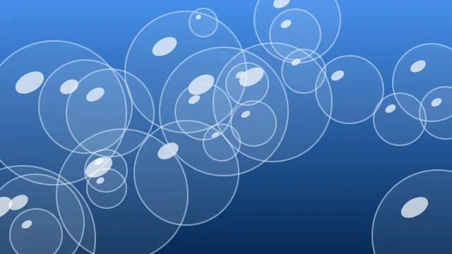 Blue Energy bubbles background — free HD blue energy color wallpaper 1920x1080