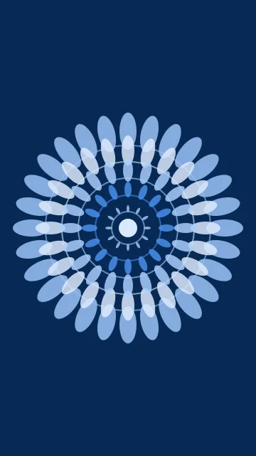 Blue Energy mandala phone wallpaper — free HD blue energy mobile wallpaper 1080x1920