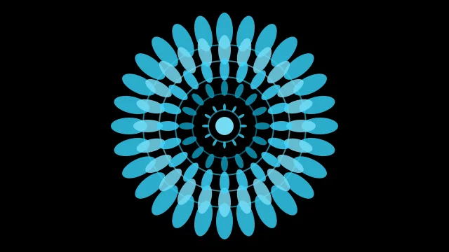 Blue Green mandala background — free HD blue green color wallpaper 1920x1080