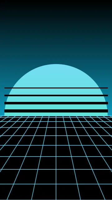 Blue Green vaporwave phone wallpaper — free HD blue green mobile wallpaper 1080x1920