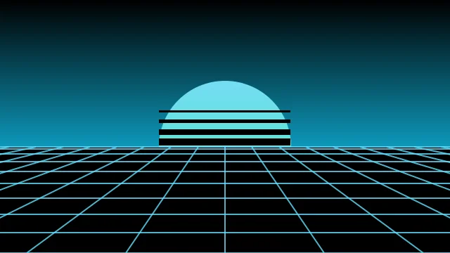 Blue Green vaporwave background — free HD blue green color wallpaper 1920x1080