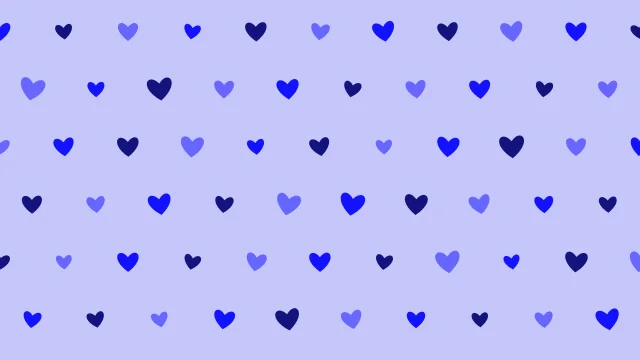 Blue hearts background — free HD blue color wallpaper 1920x1080