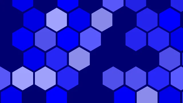 Blue hexagon background — free HD blue color wallpaper 1920x1080