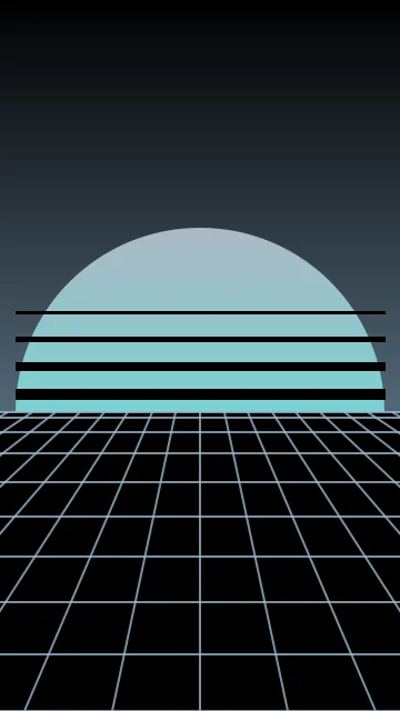 Blue Slate vaporwave phone wallpaper — free HD blue slate mobile wallpaper 1080x1920