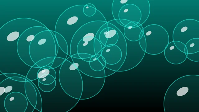 Blue Spruce bubbles background — free HD blue spruce color wallpaper 1920x1080