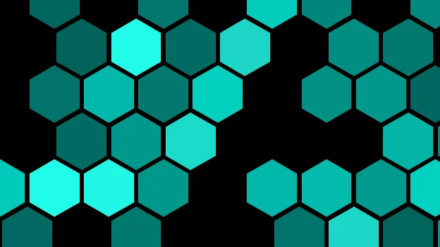 Blue Spruce hexagon background — free HD blue spruce color wallpaper 1920x1080