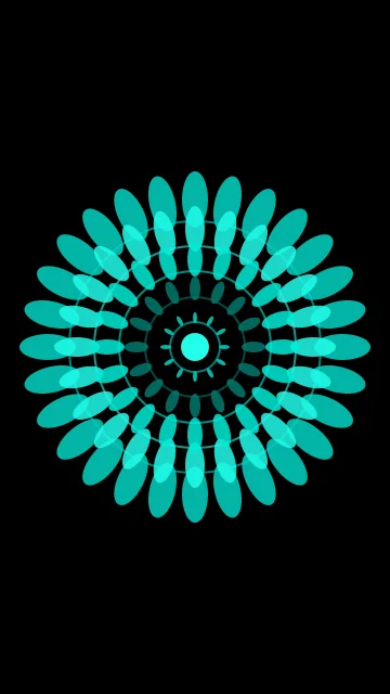 Blue Spruce mandala phone wallpaper — free HD blue spruce mobile wallpaper 1080x1920