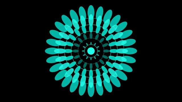 Blue Spruce mandala background — free HD blue spruce color wallpaper 1920x1080