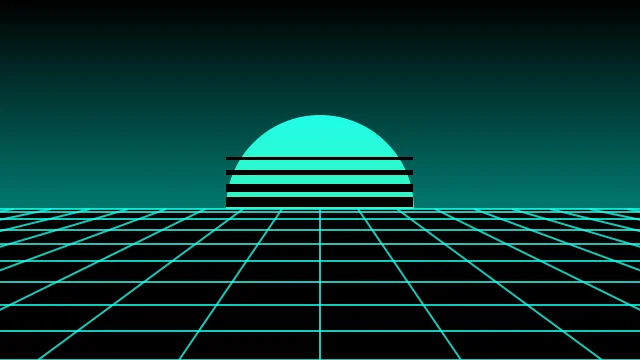 Blue Spruce vaporwave background — free HD blue spruce color wallpaper 1920x1080